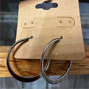 Silver Hoop Earrings